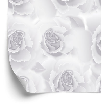 Wallpaper Gray Roses