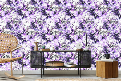 Wallpaper Colorful Peonies