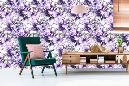 Wallpaper Colorful Peonies