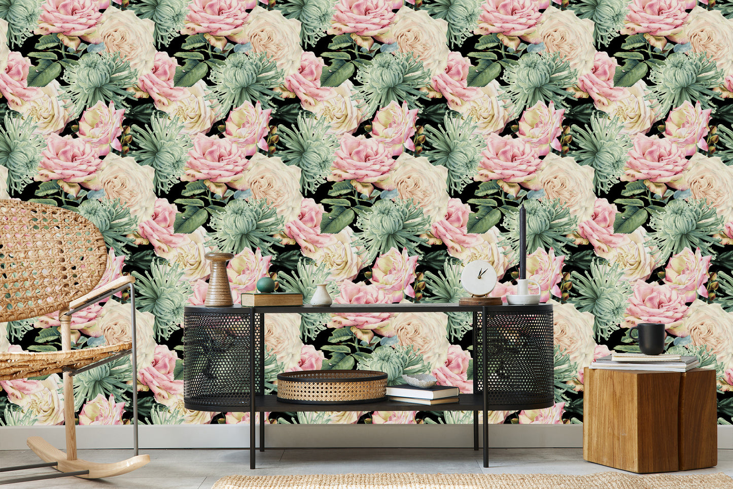 Wallpaper Natural Roses
