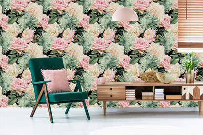 Wallpaper Natural Roses