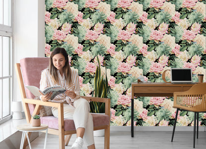 Wallpaper Natural Roses