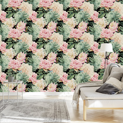 Wallpaper Natural Roses