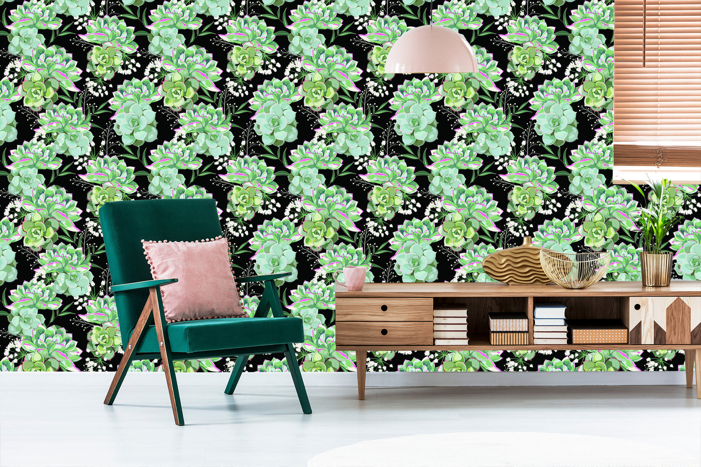 Wallpaper Flowers With Cacti