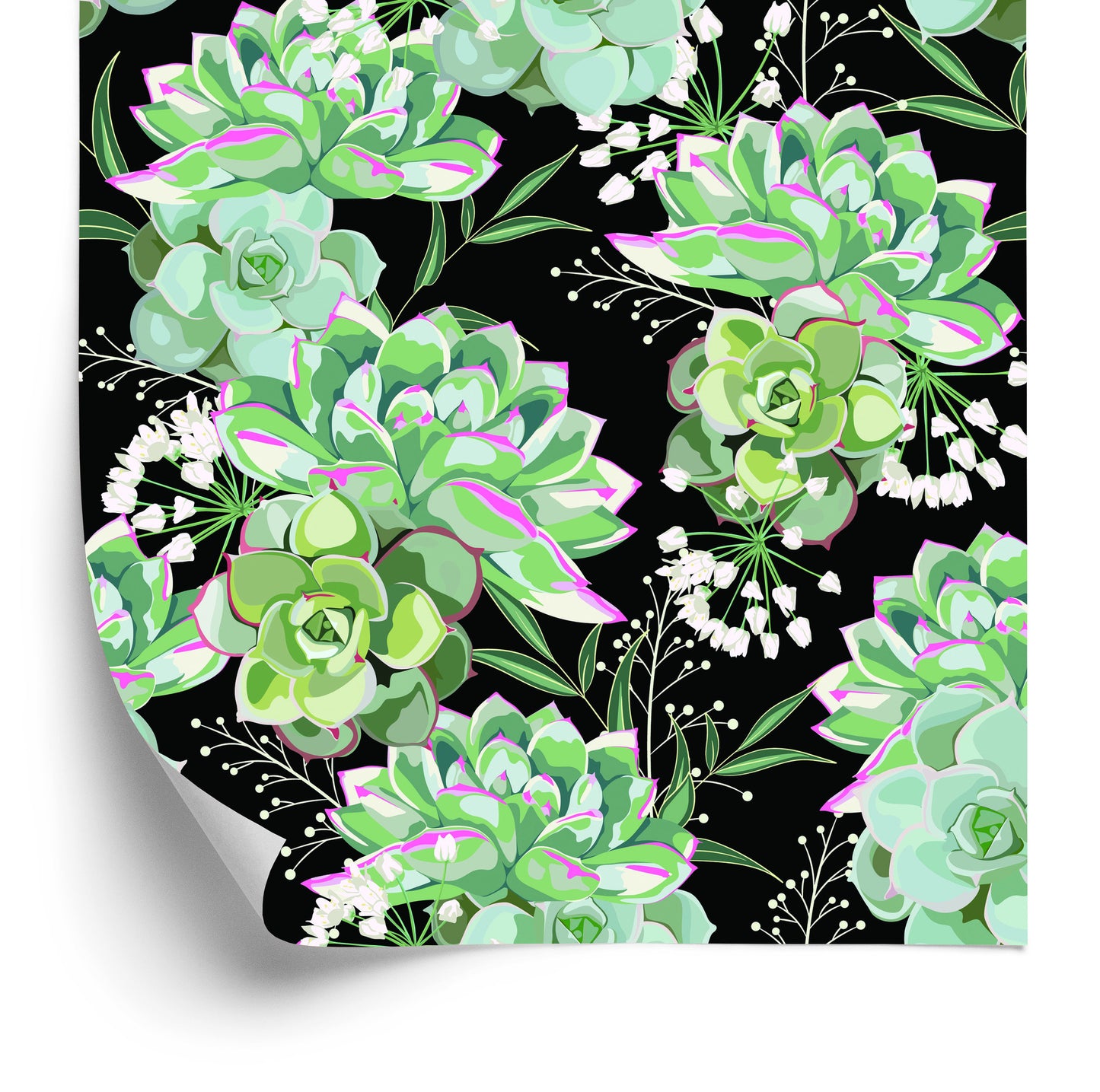 Wallpaper Flowers With Cacti
