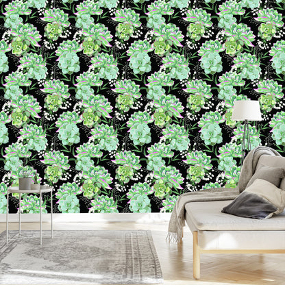Wallpaper Flowers With Cacti