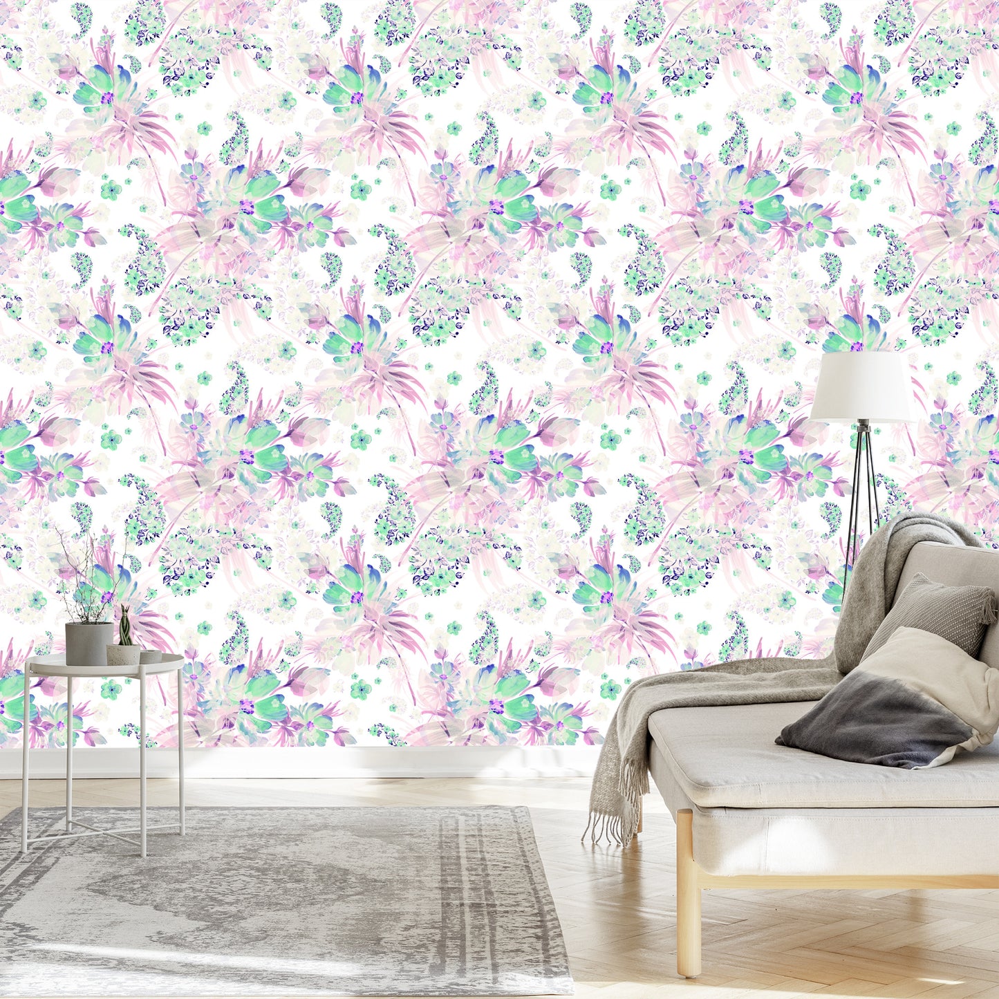 Wallpaper Flowers, Plants, Pastel Leaves