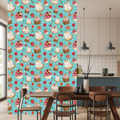 Wallpaper Colorful Fruit Cakes