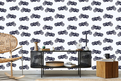 Wallpaper Black And White Vintage Motorcycles