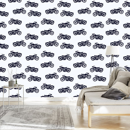 Wallpaper Black And White Vintage Motorcycles