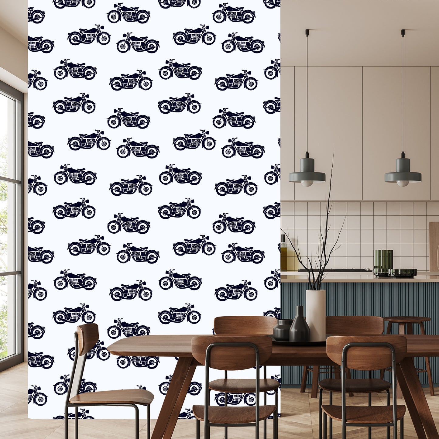 Wallpaper Black And White Vintage Motorcycles