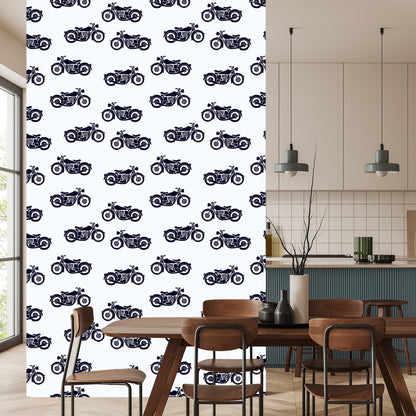Wallpaper Black And White Vintage Motorcycles