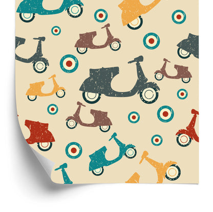 Wallpaper Vintage Scooters