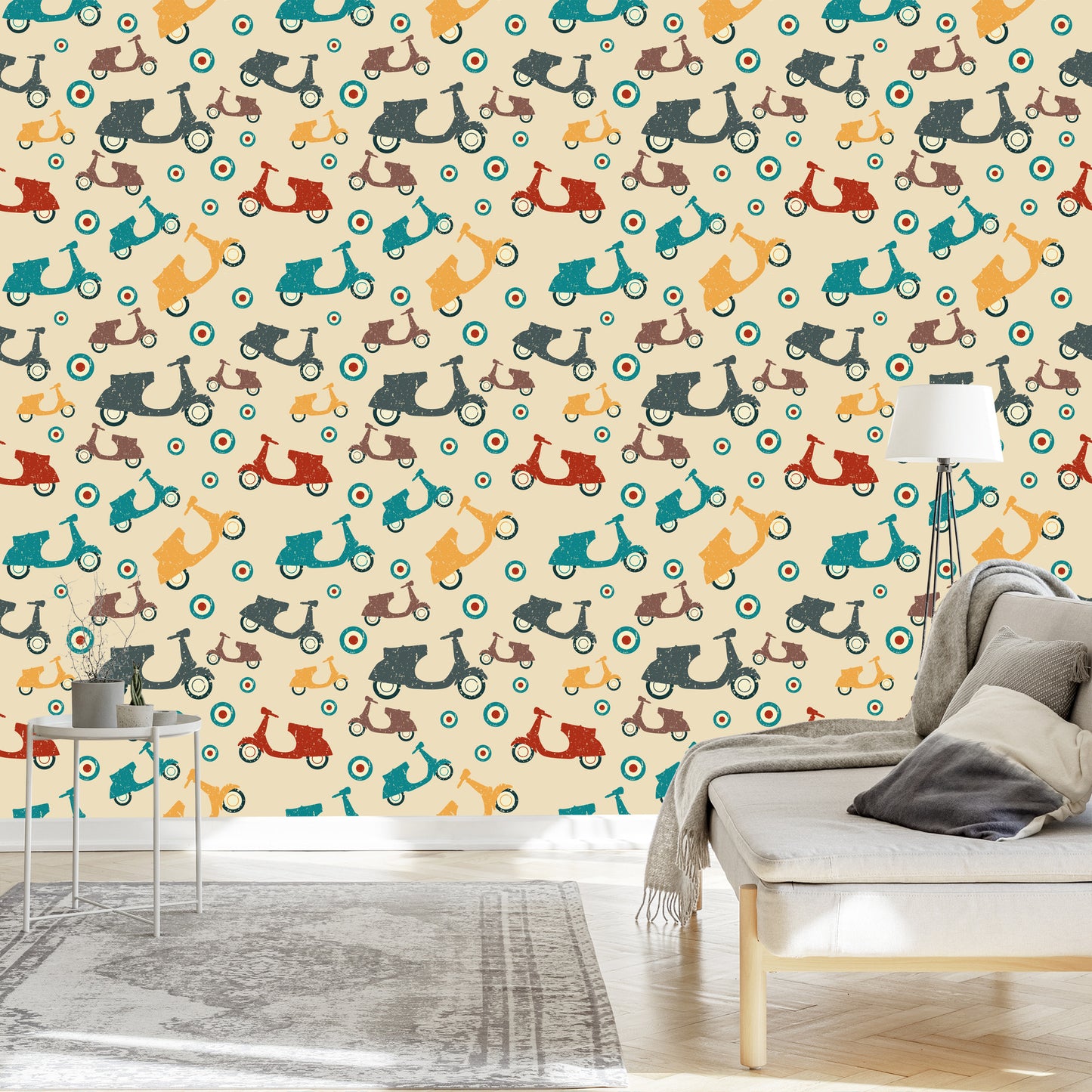 Wallpaper Vintage Scooters