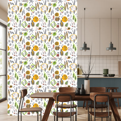 Wallpaper Chili Peppers With Spices
