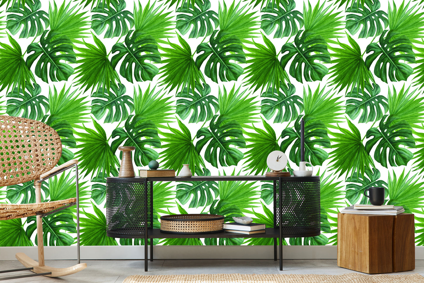Wallpaper Green Leaves