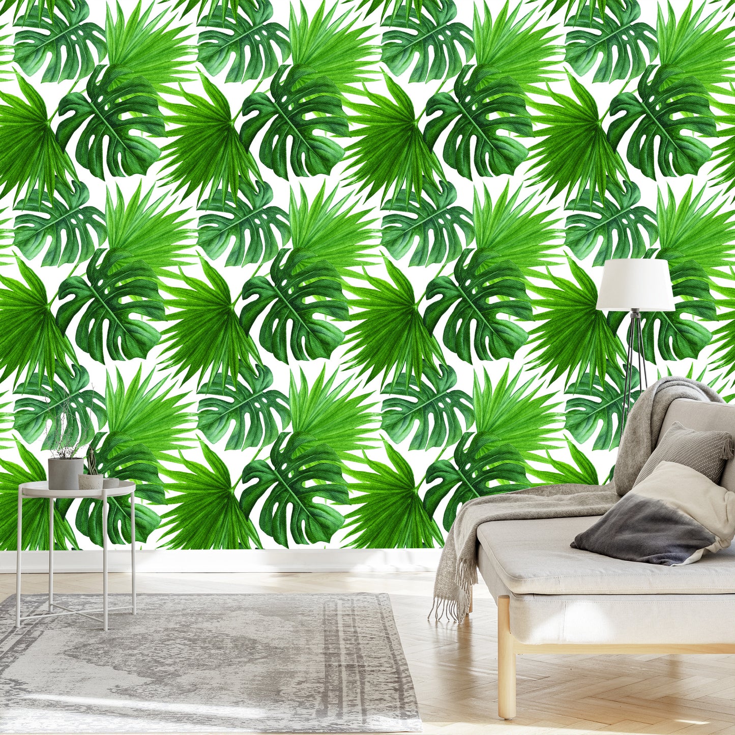 Wallpaper Green Leaves
