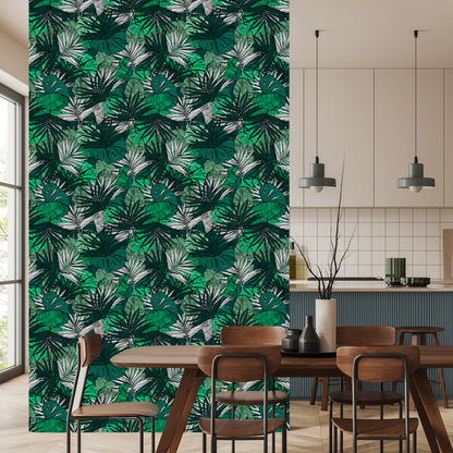 Wallpaper Palm Banana Monstera Leaves