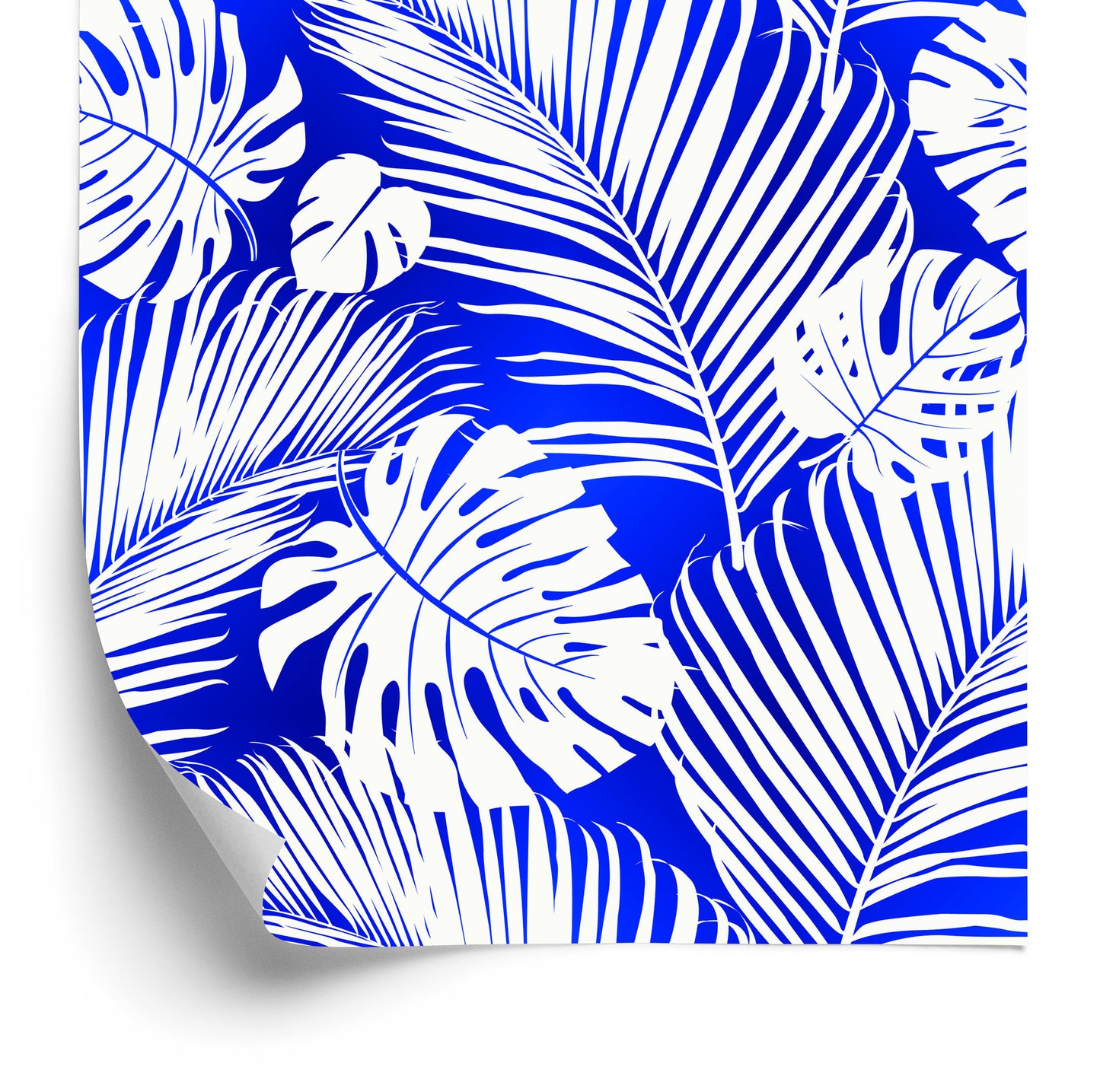 Wallpaper Monstera And Palm Leaves