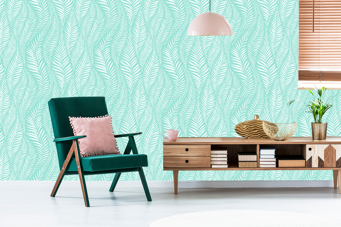 Wallpaper Delicate Leaves