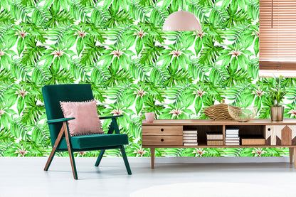 Wallpaper Tropical Leaves