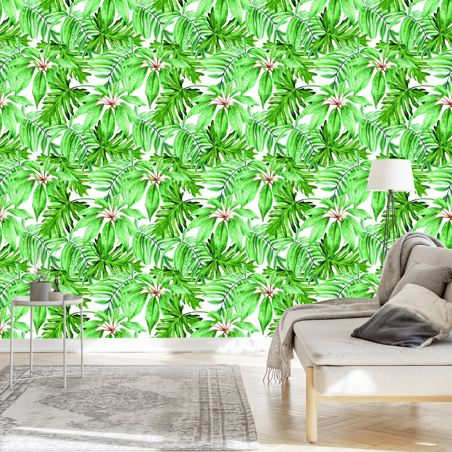 Wallpaper Tropical Leaves