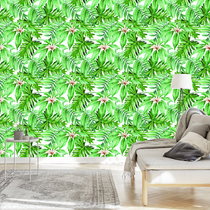 Wallpaper Tropical Leaves
