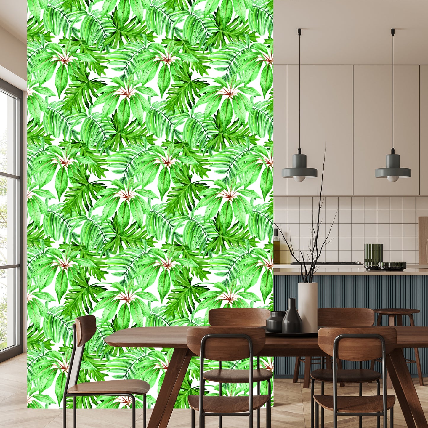 Wallpaper Tropical Leaves
