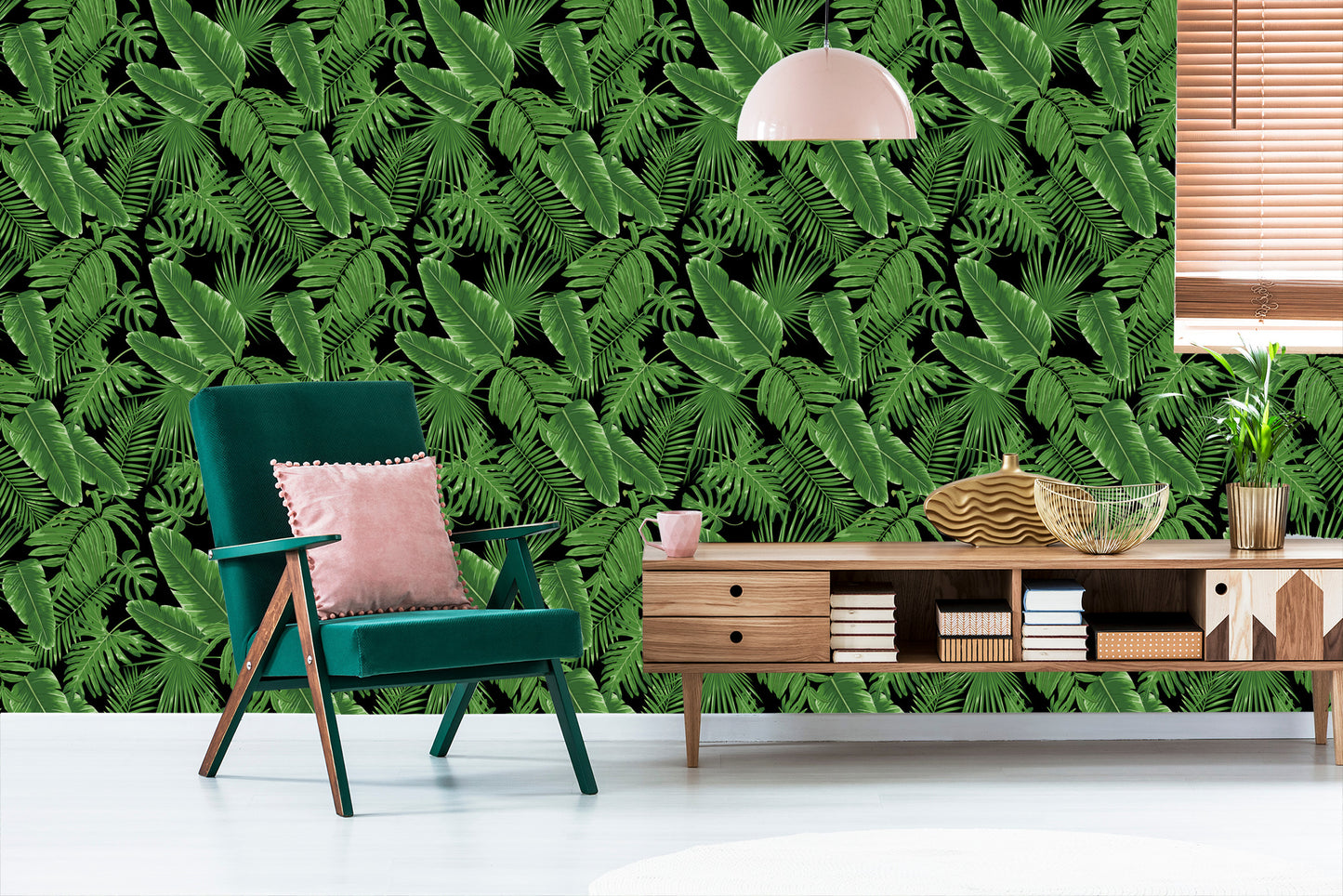 Wallpaper Tropical Leaves