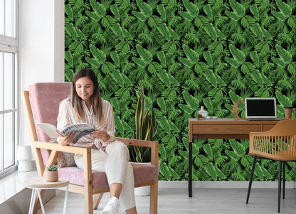 Wallpaper Tropical Leaves