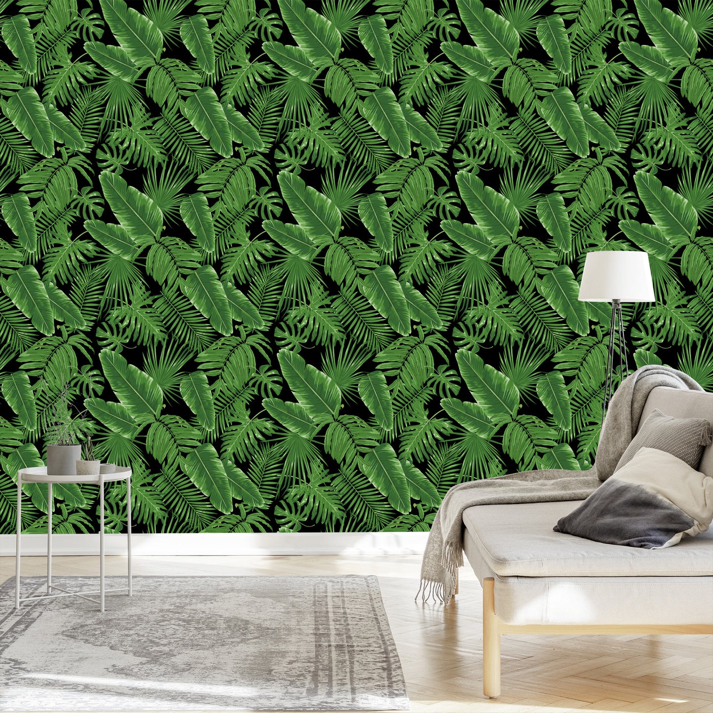 Wallpaper Tropical Leaves