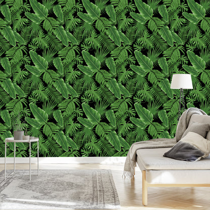 Wallpaper Tropical Leaves