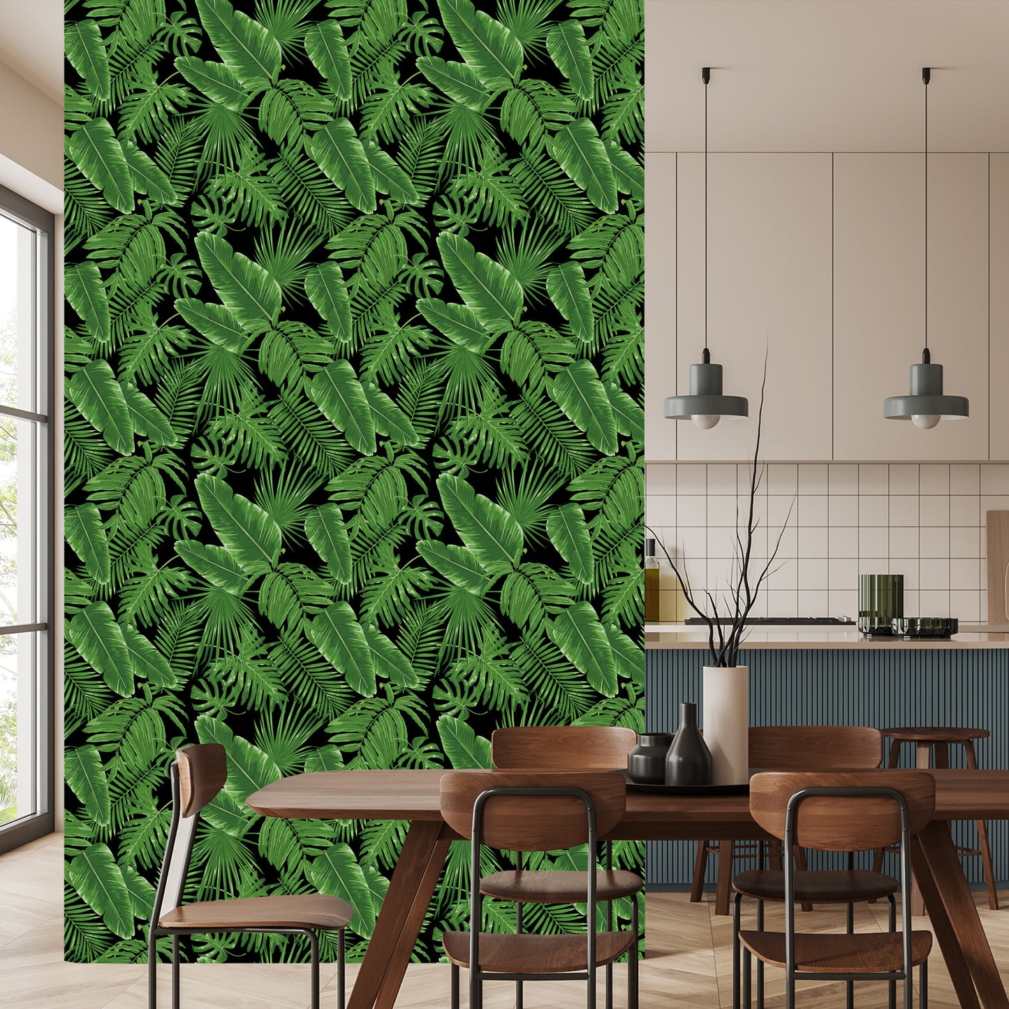 Wallpaper Tropical Leaves