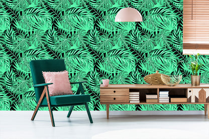 Wallpaper Fashionable Leaves