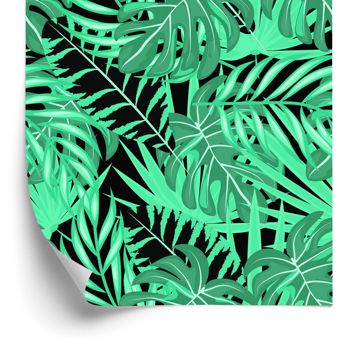 Wallpaper Fashionable Leaves