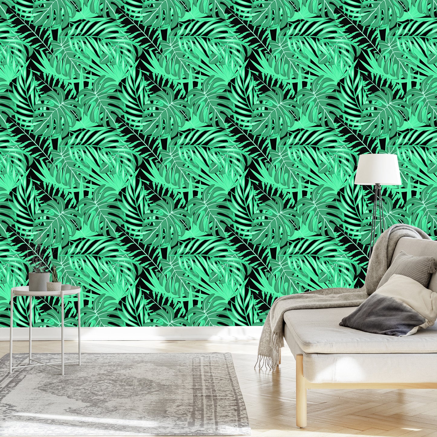 Wallpaper Fashionable Leaves