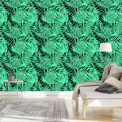 Wallpaper Fashionable Leaves