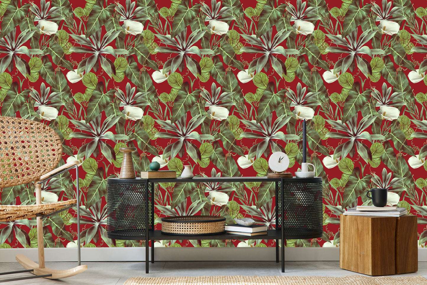 Wallpaper Exotic Leaves