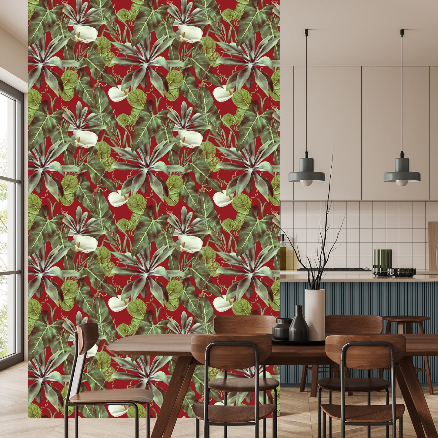Wallpaper Exotic Leaves