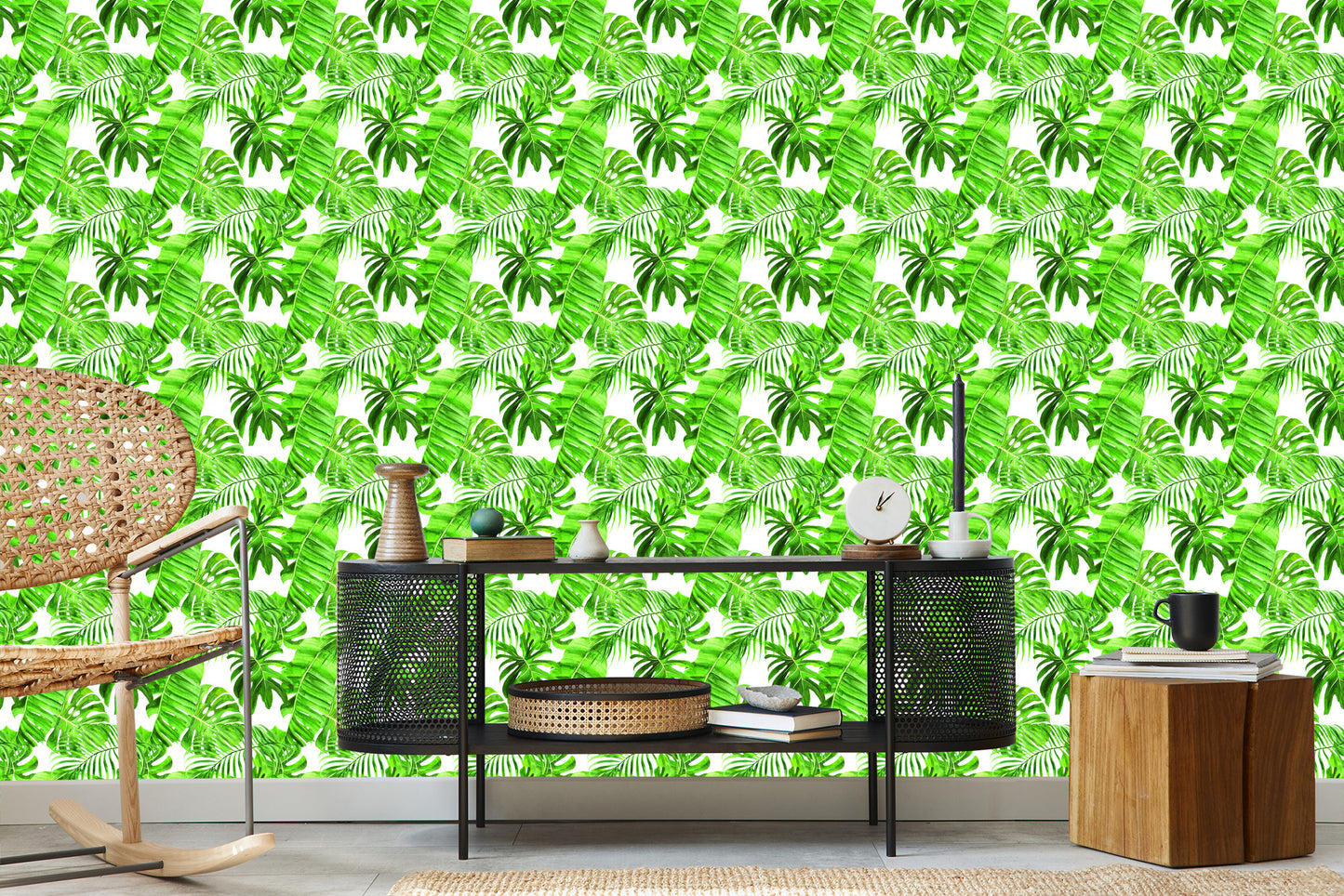 Wallpaper Green Leaves