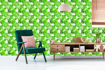 Wallpaper Green Leaves
