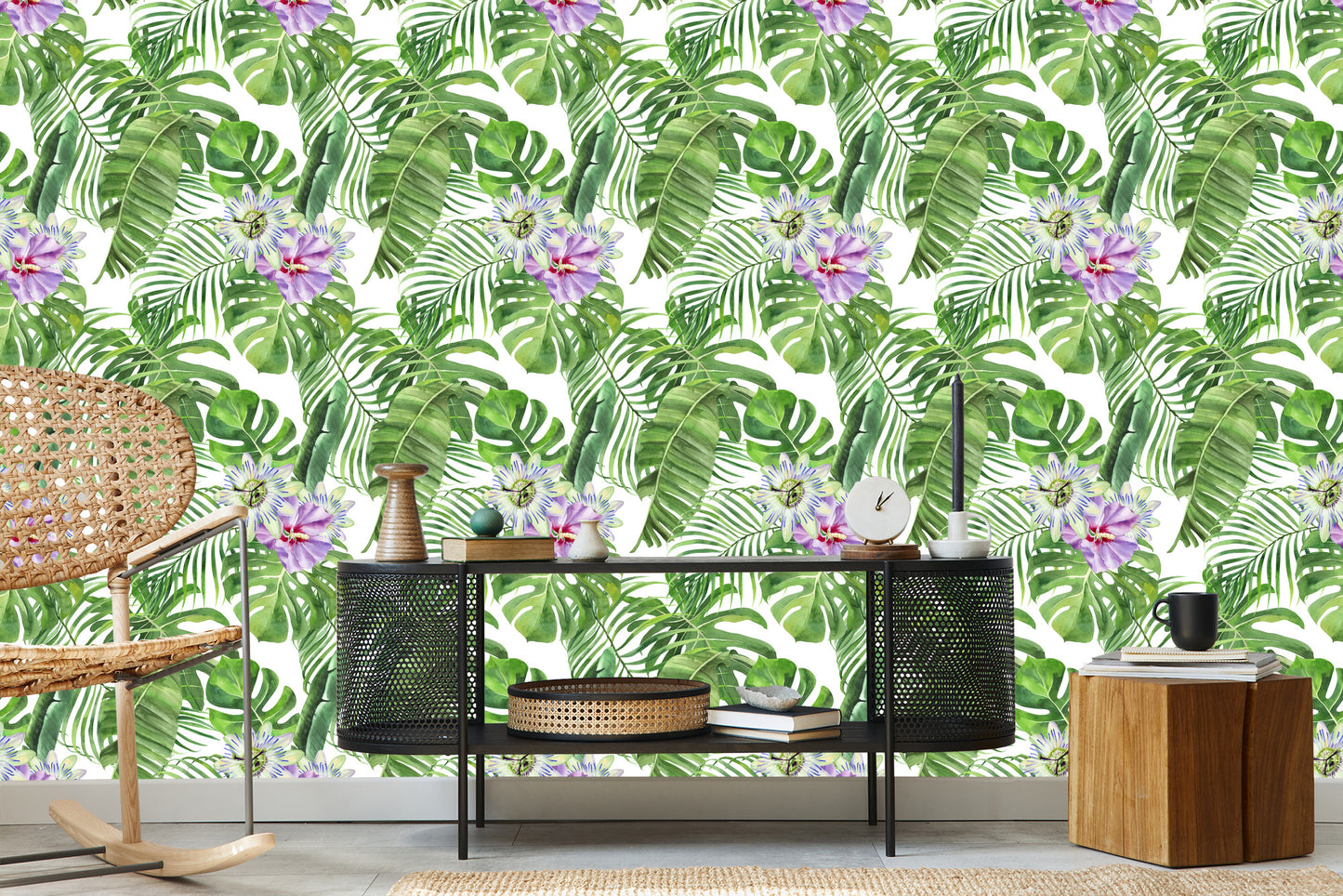 Wallpaper Fashionable Leaves