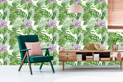 Wallpaper Fashionable Leaves