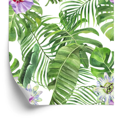 Wallpaper Fashionable Leaves