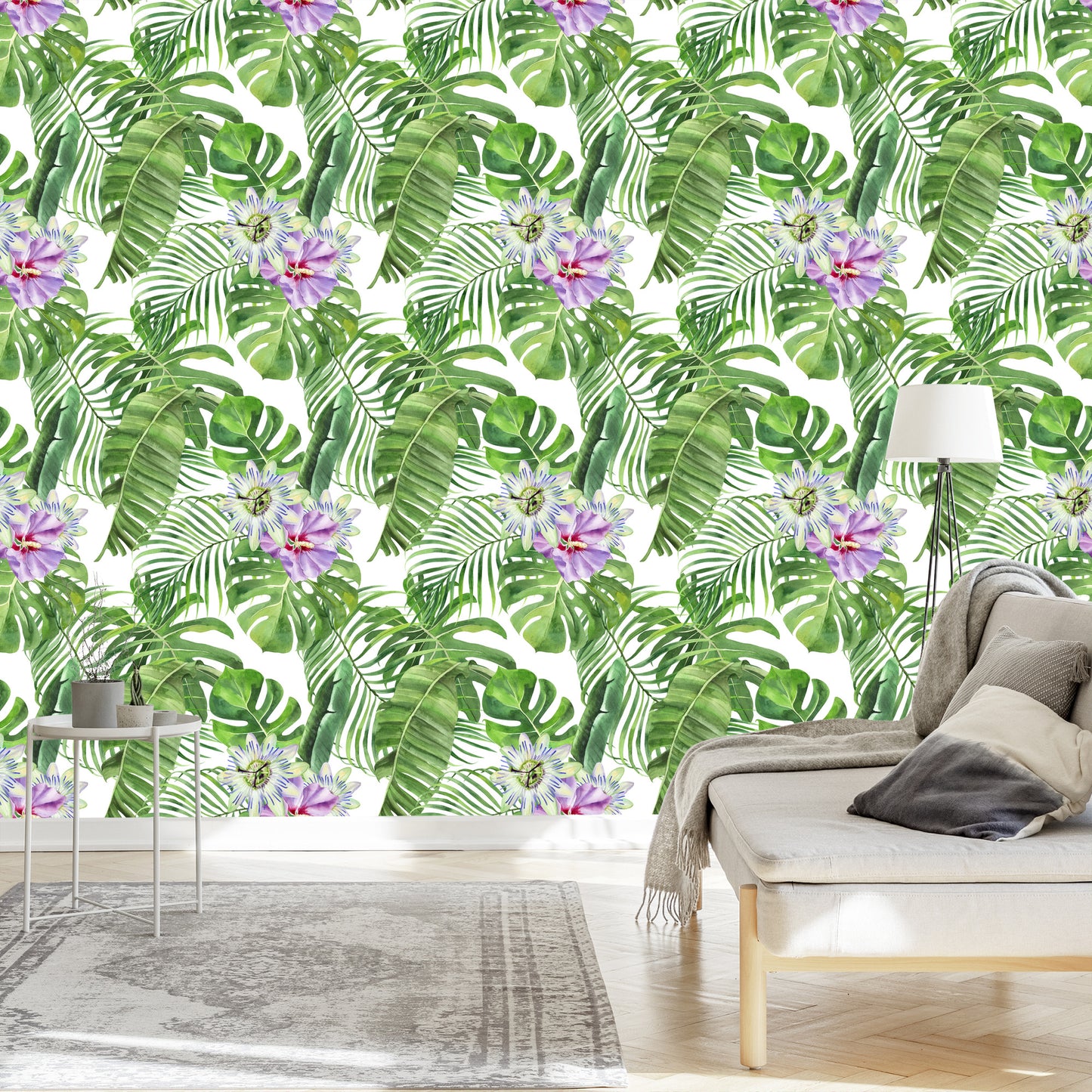 Wallpaper Fashionable Leaves