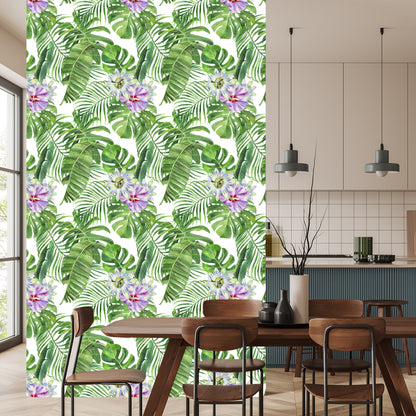Wallpaper Fashionable Leaves