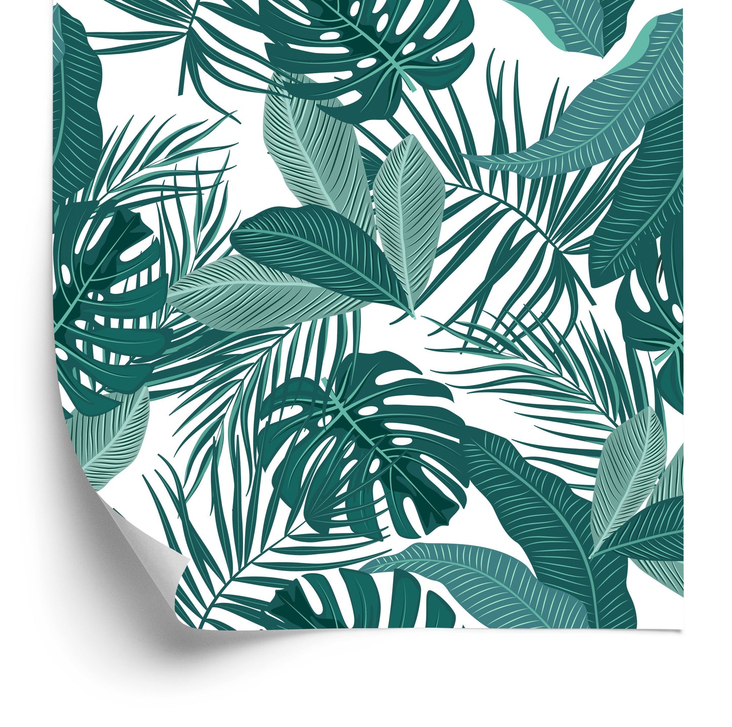 Wallpaper Leaves In Dark Colors