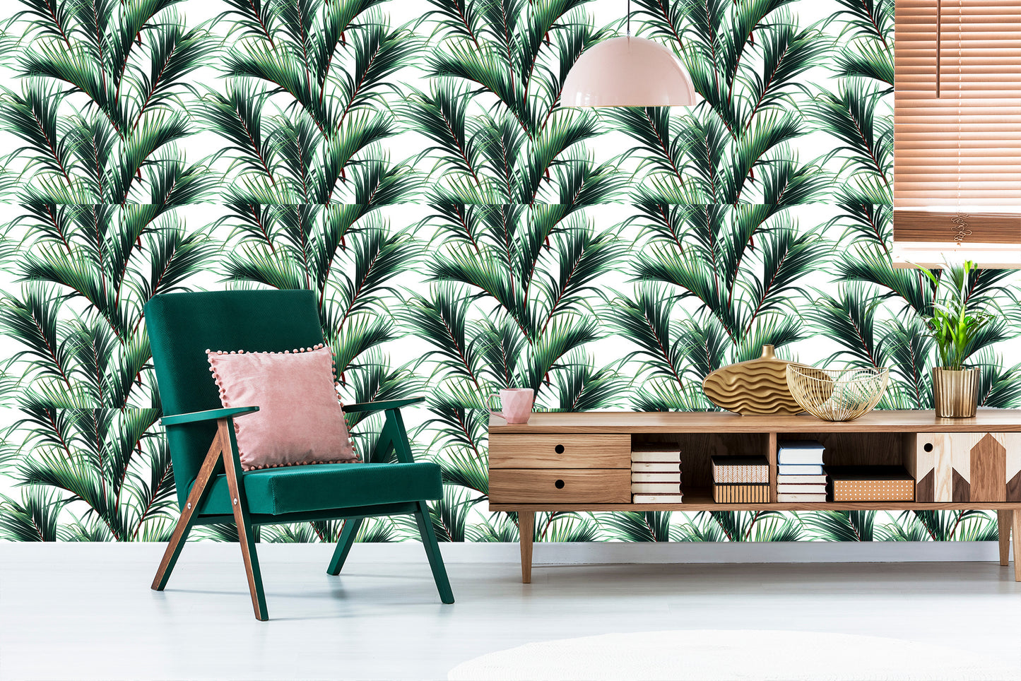 Wallpaper Palm Leaves