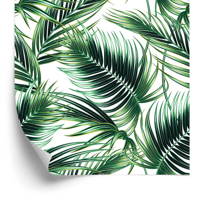 Wallpaper Fashionable Palm Leaves