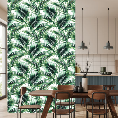 Wallpaper Fashionable Palm Leaves